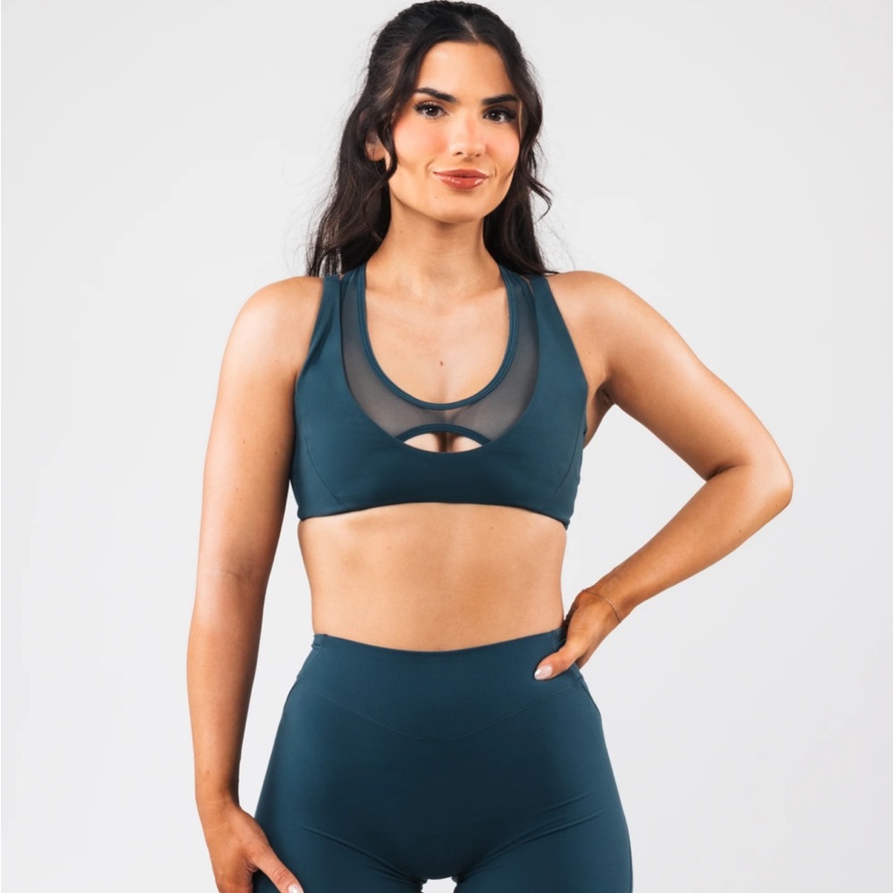 Alphalete Deep Teal Sports Bra